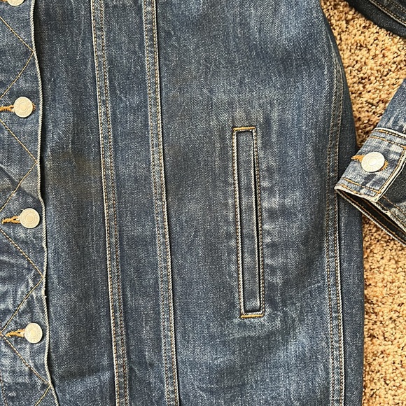 Re/Done Denim Duster Jean Jacket Size S - Picture 4 of 10